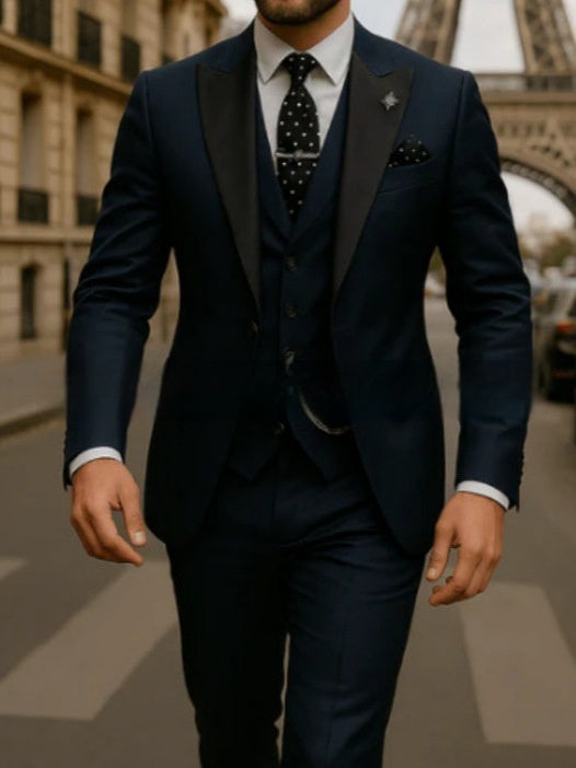 Bridegroom Groomsman - Suit Three-Piece Suit