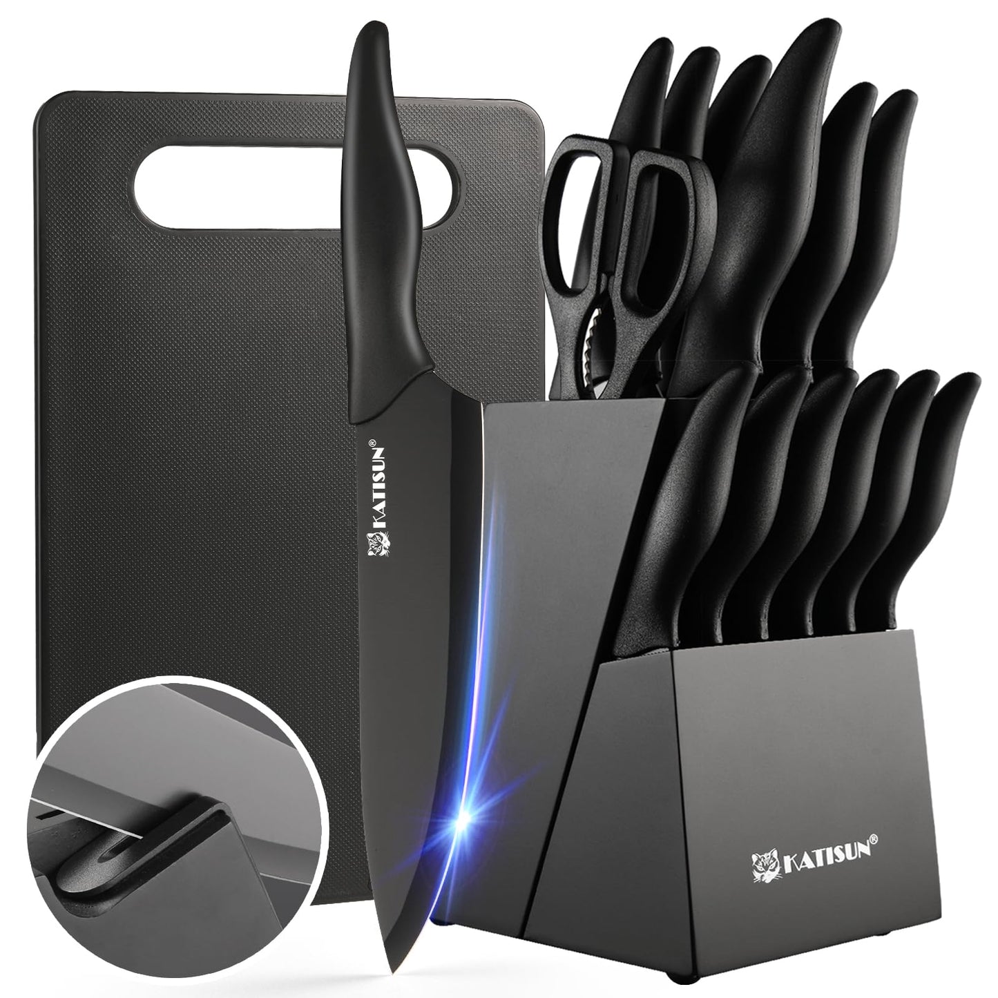 16 Pieces Kitchen Knife Set
