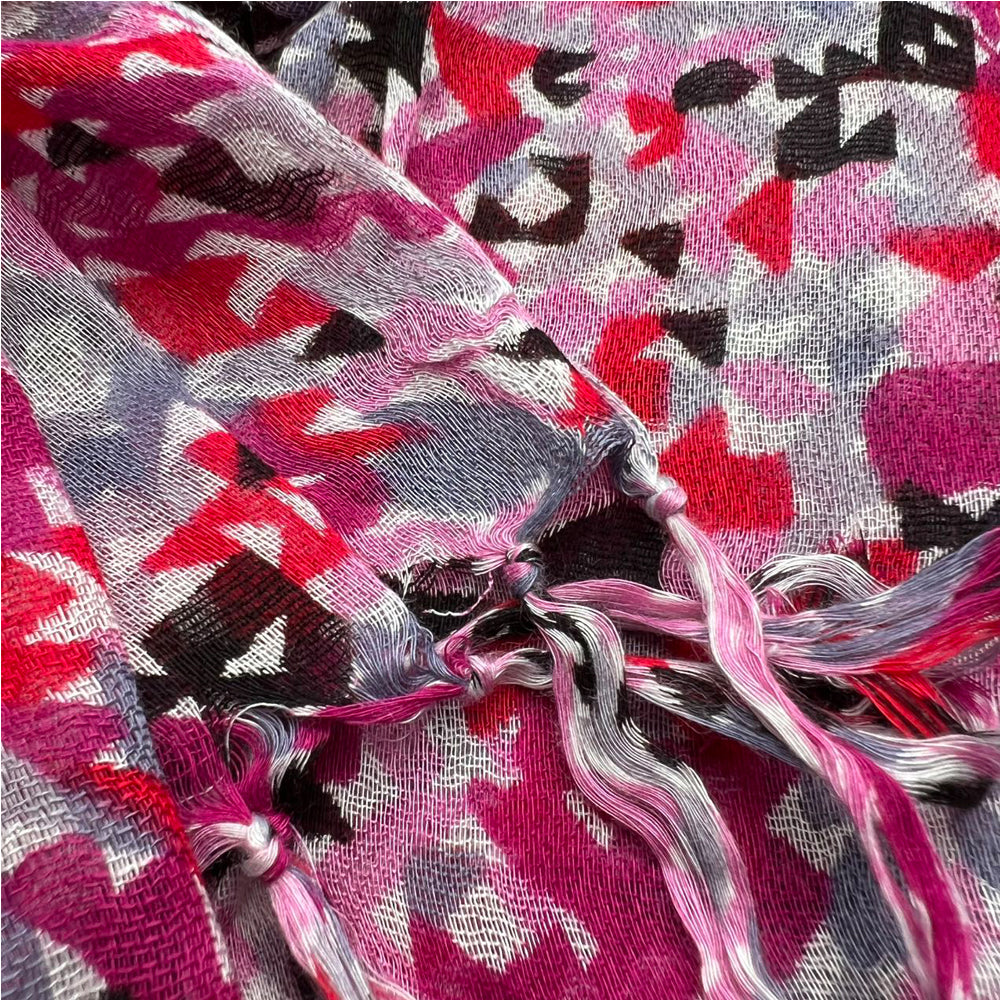 Long Red Scarf