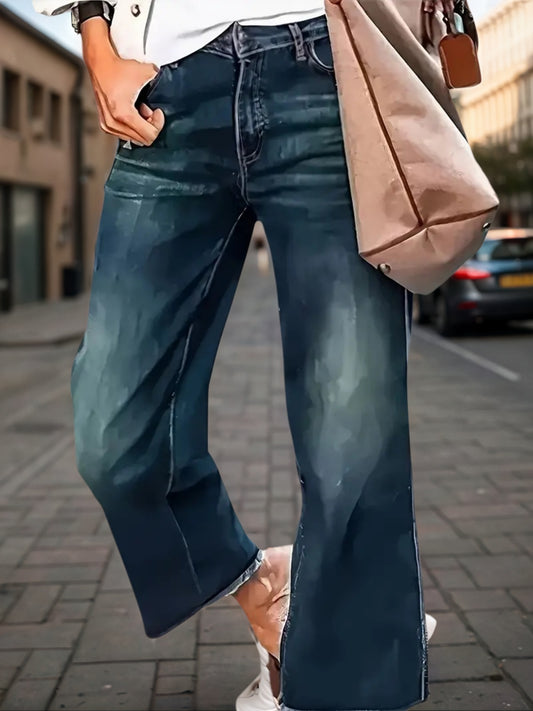 Denim Wide Leg Jeans