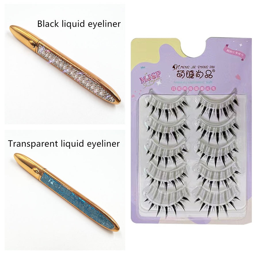 False Eyelashes Self-Adhesive Eyeliner Multicolor