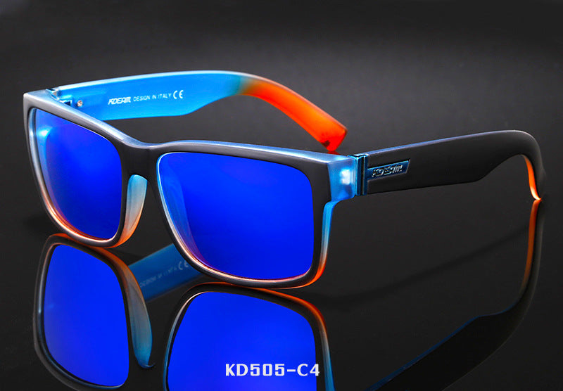Men's Colorful Real Film Sunglasses