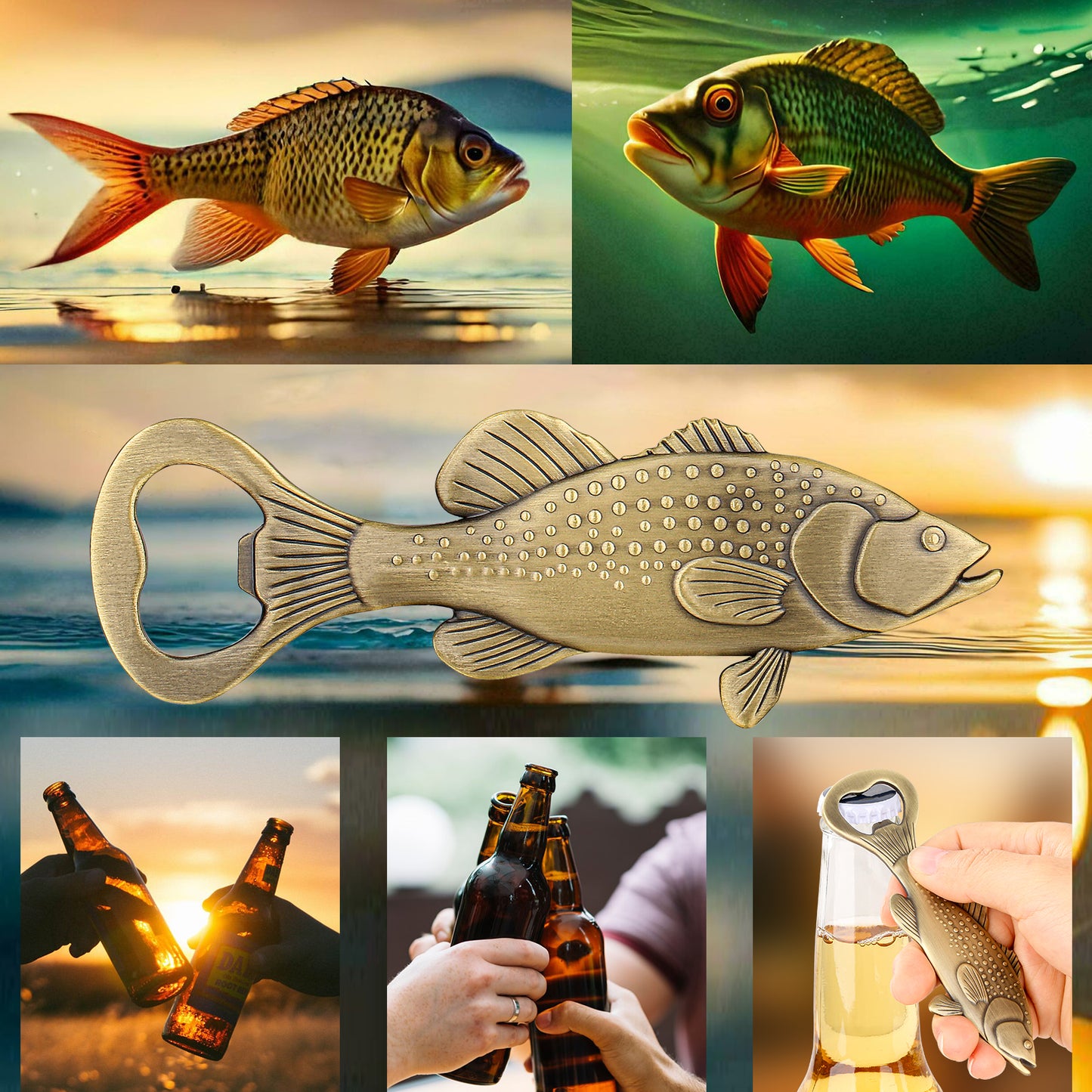 Creative Sea Bass Bottle Opener