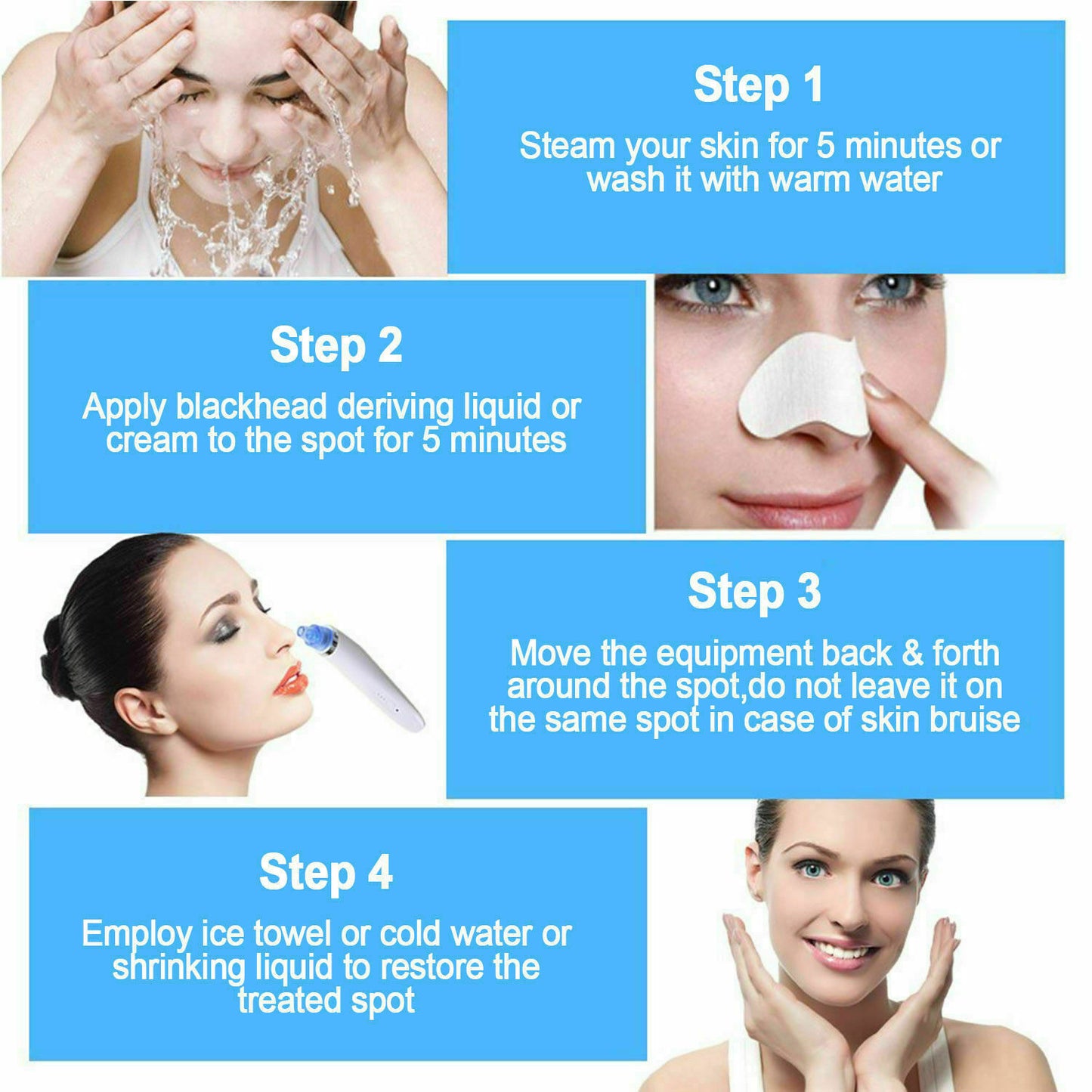 Electric Blackhead Vacuum Pore Cleaner/Remover