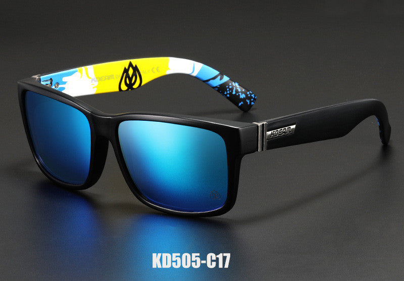 Men's Colorful Real Film Sunglasses