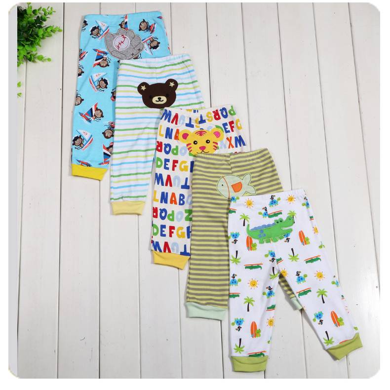 Cartoon Print Children's Leggings/5 pieces