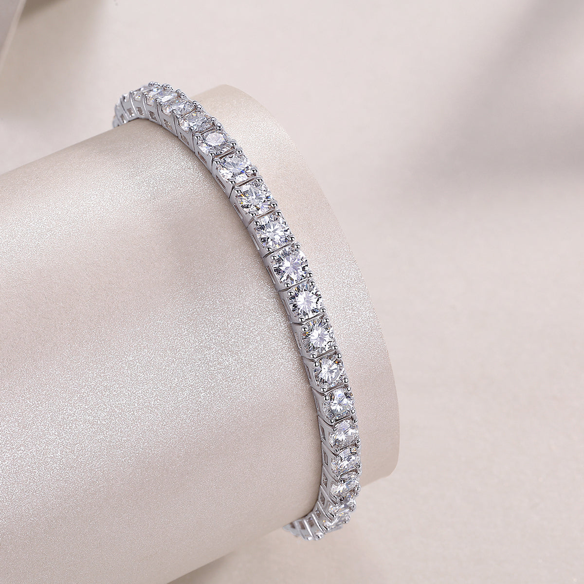 Diamond/Silver Bracelet