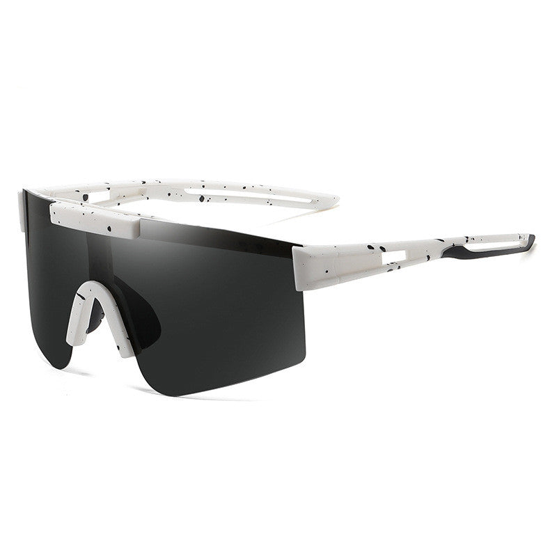 Trendy Large Frame Outdoor Cycling Sunglasses