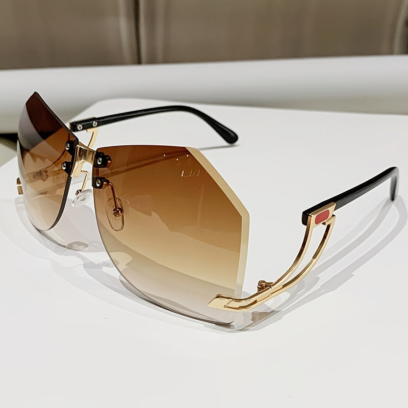 Women's Rimless Sunglasses
