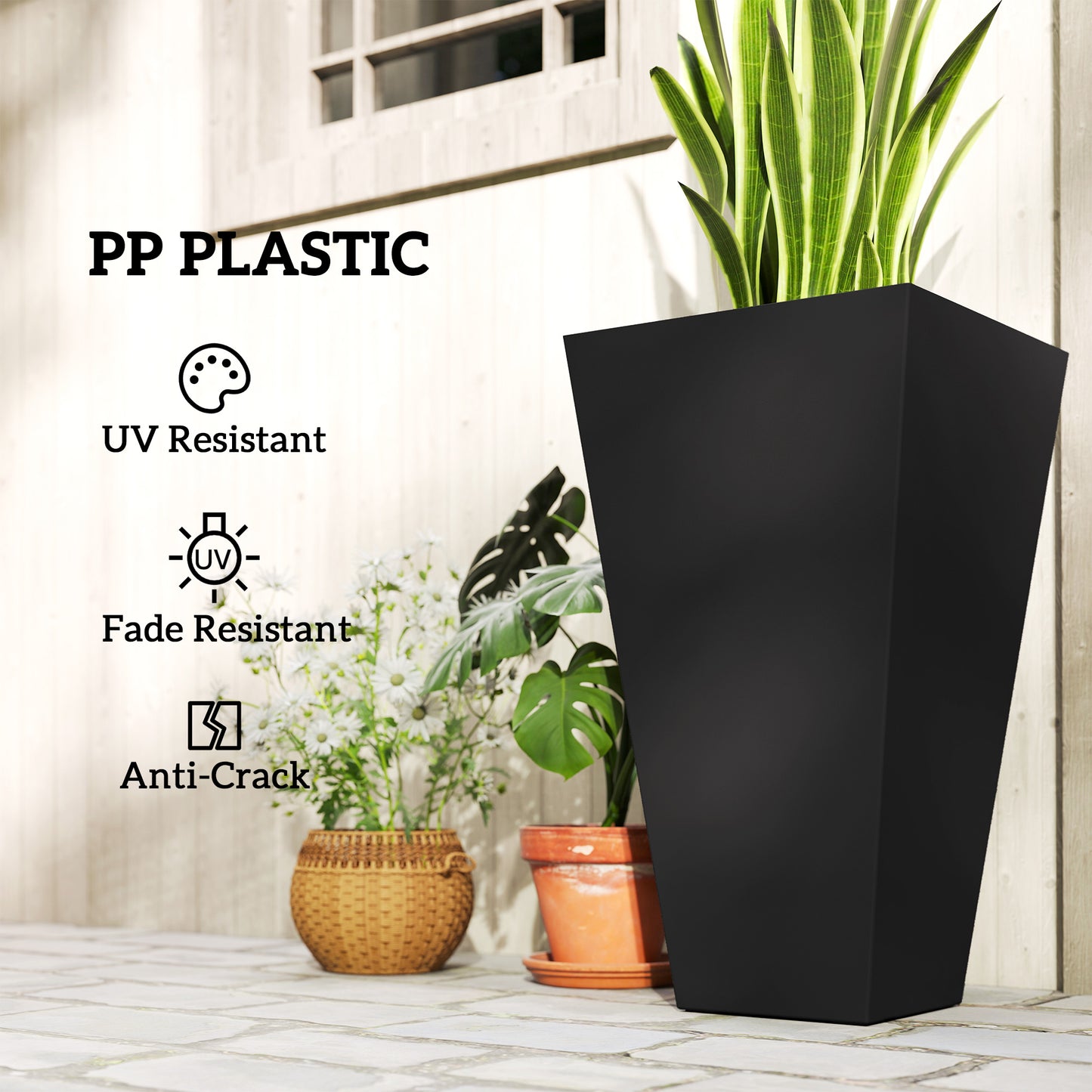 Tall Planters for Outdoors