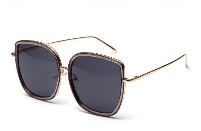 Women's Transparent Frame Ocean Colour Sunglasses