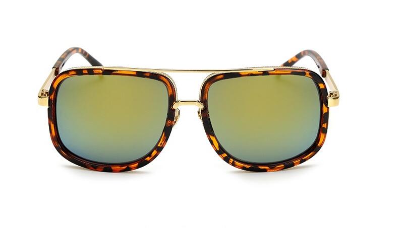 Men's Flat Top Hot Square Sunglasses