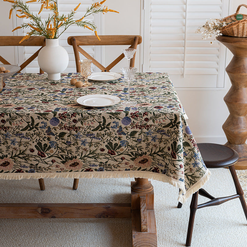 Nordic Small Floral Tablecloth