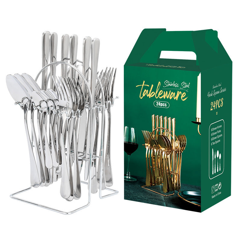 Gold/Stainless Steel Cutlery Set