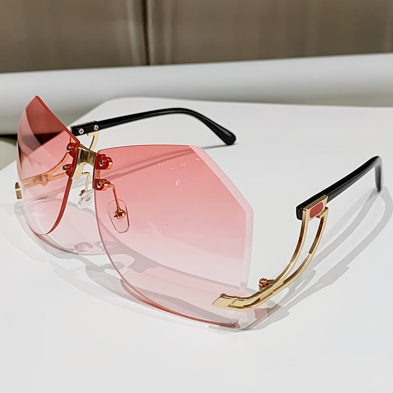Women's Rimless Sunglasses