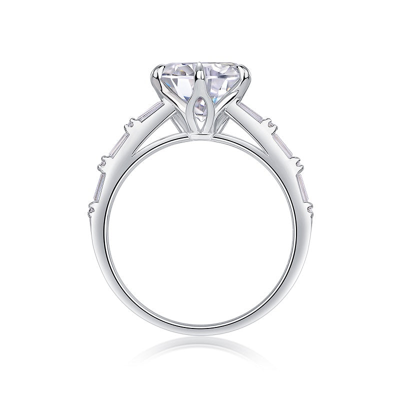 Vanilla - Jewelry Piece Set With 3-carat/Sterling Silver & Platinum-plated Diamond