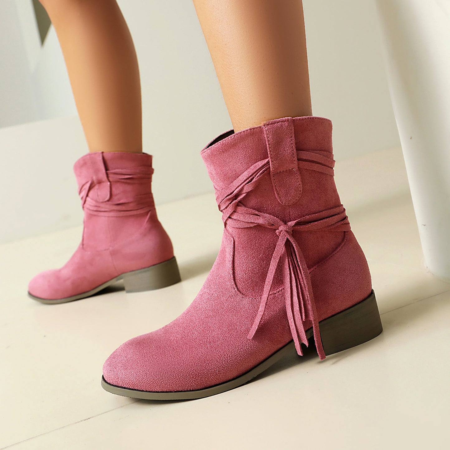 Tassel Casual Ankle Boots