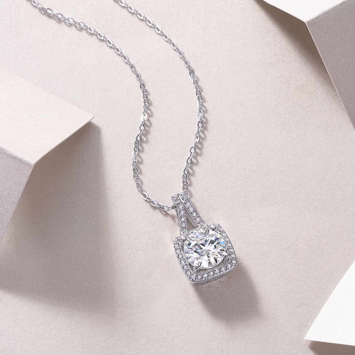 Small Square Diamond - A Fashionable & Luxurious Diamond Jewelry Piece Set