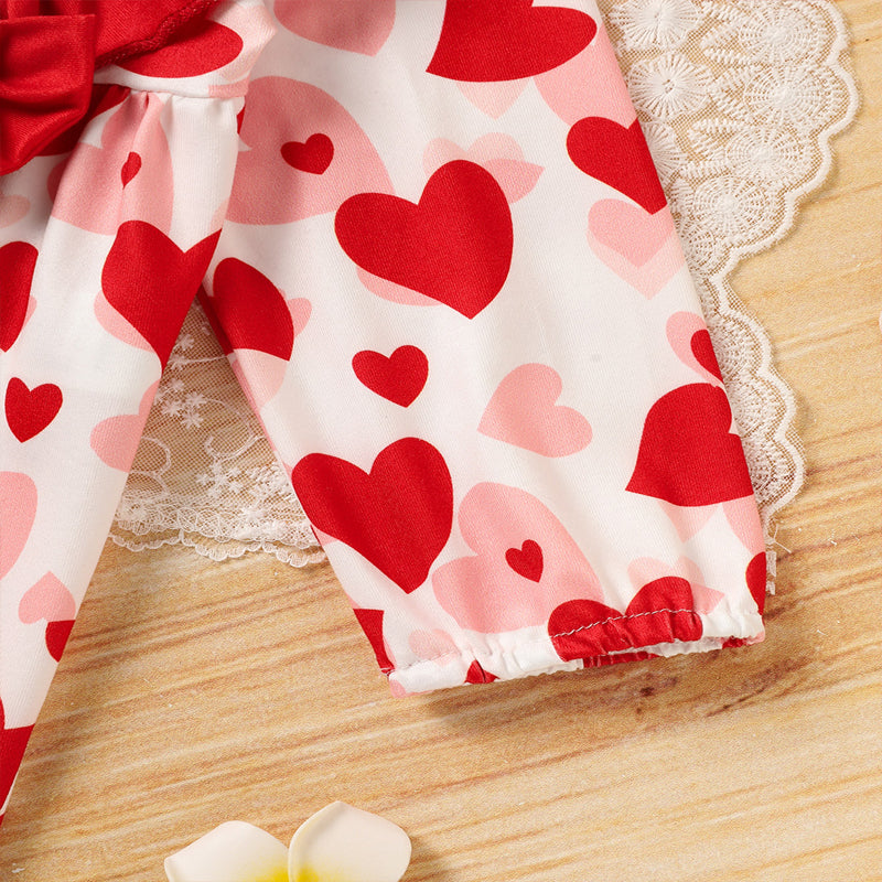 Baby Romper/Heart Print