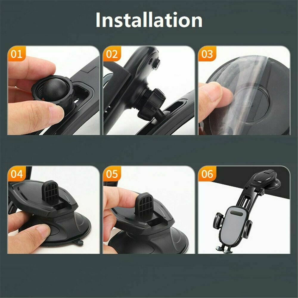 360 Rotatable Phone Mount Holder - Car Dashboard