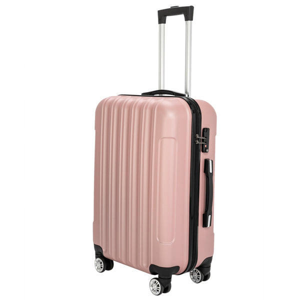 Rose Gold/Vertical 3-in-1 Suitcase