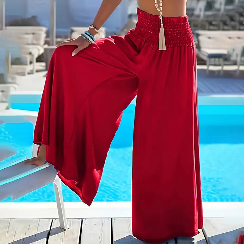 Womens Plus Size Palazzo Long Pants