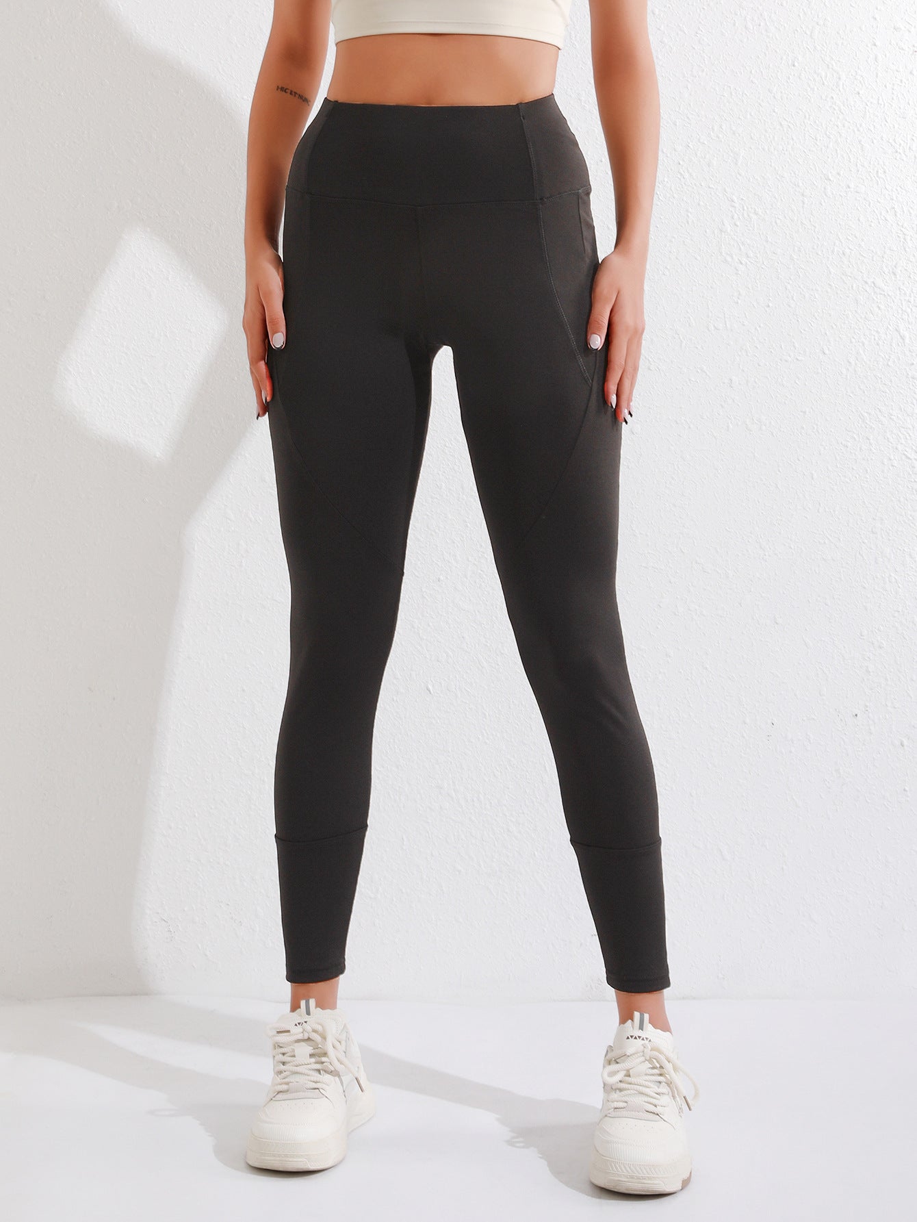 Winter Fleece Yoga Pocket Long Pants