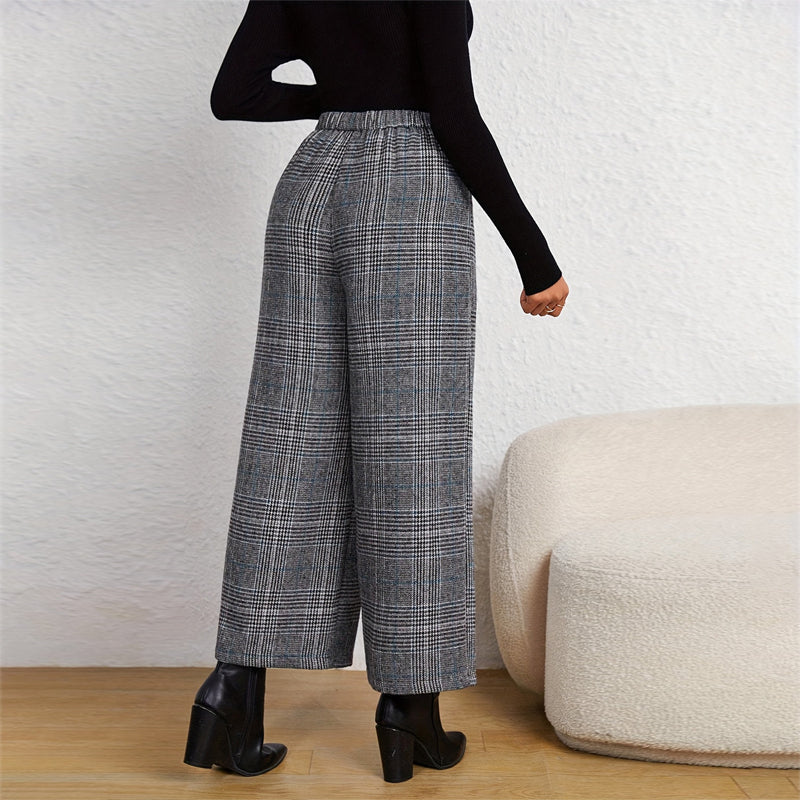 Women's Wide-Leg Ninth Pants