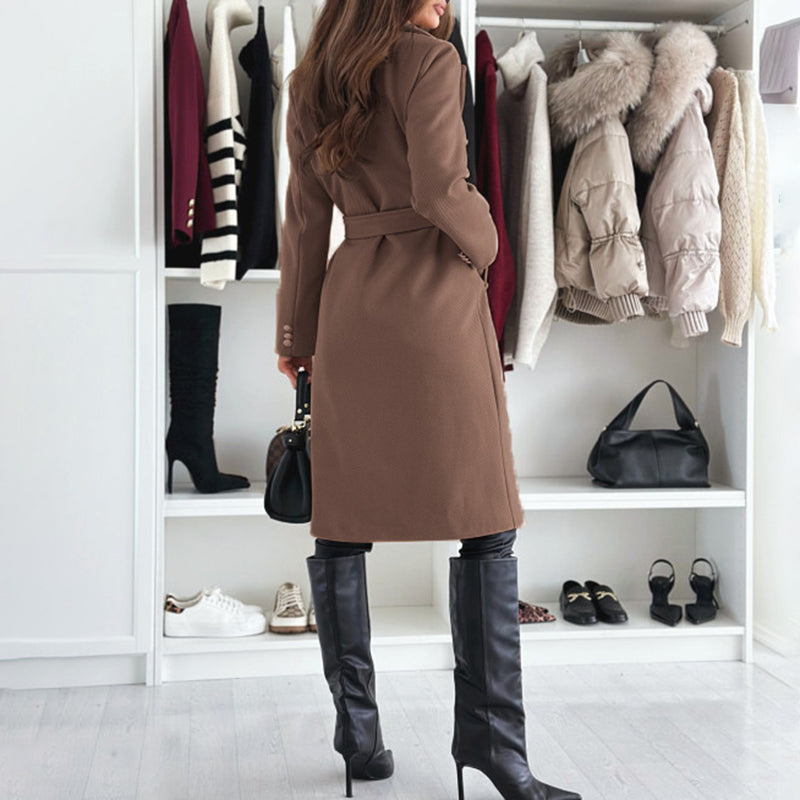 Women's Wool Trench Coat
