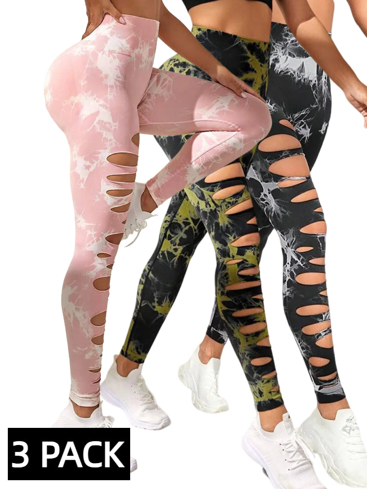 3 PACK Butt Lifting Yoga Gym Athletic Pants