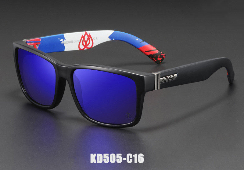 Men's Colorful Real Film Sunglasses