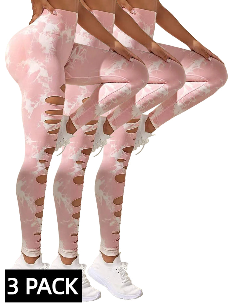 3 PACK Butt Lifting Yoga Gym Athletic Pants