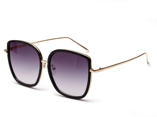 Women's Transparent Frame Ocean Colour Sunglasses