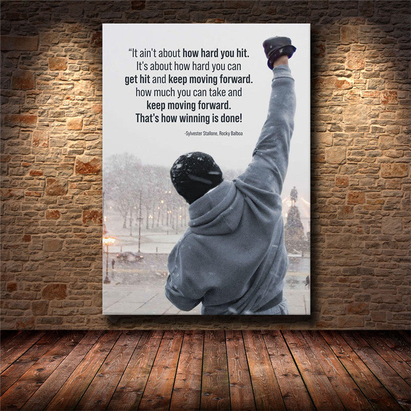 HD Printed Canvas Inspirational Poster