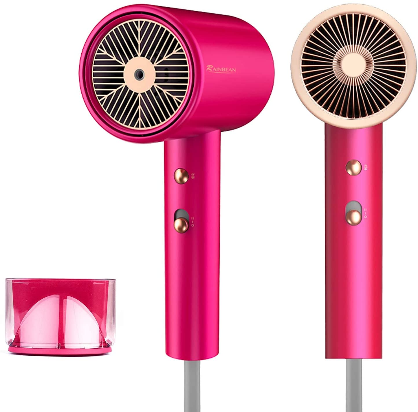 1800W Blow Dryer With Magnetic Nozzle 2 Speed & 3 Heat Settings