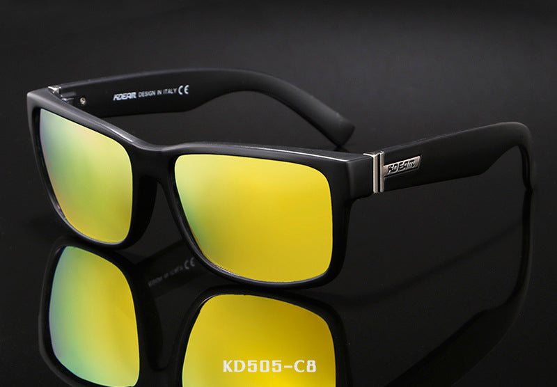 Men's Colorful Real Film Sunglasses