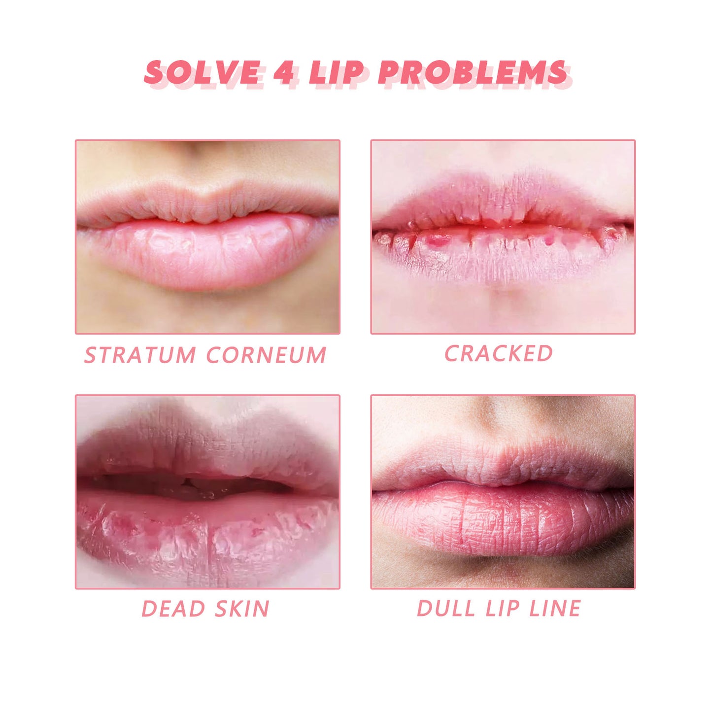 EELHOE Peach Lip Scrub For Fading Lip Lines