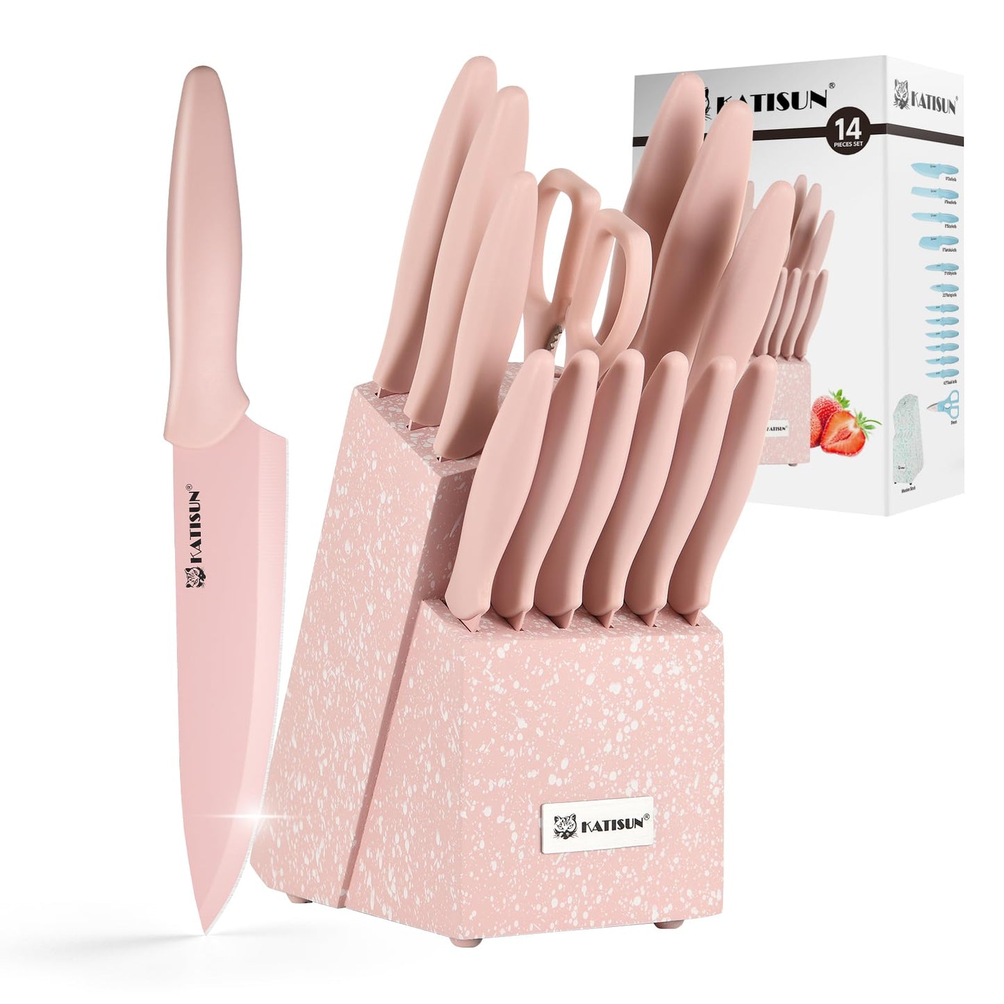 14 Piece Kitchen Knife Set