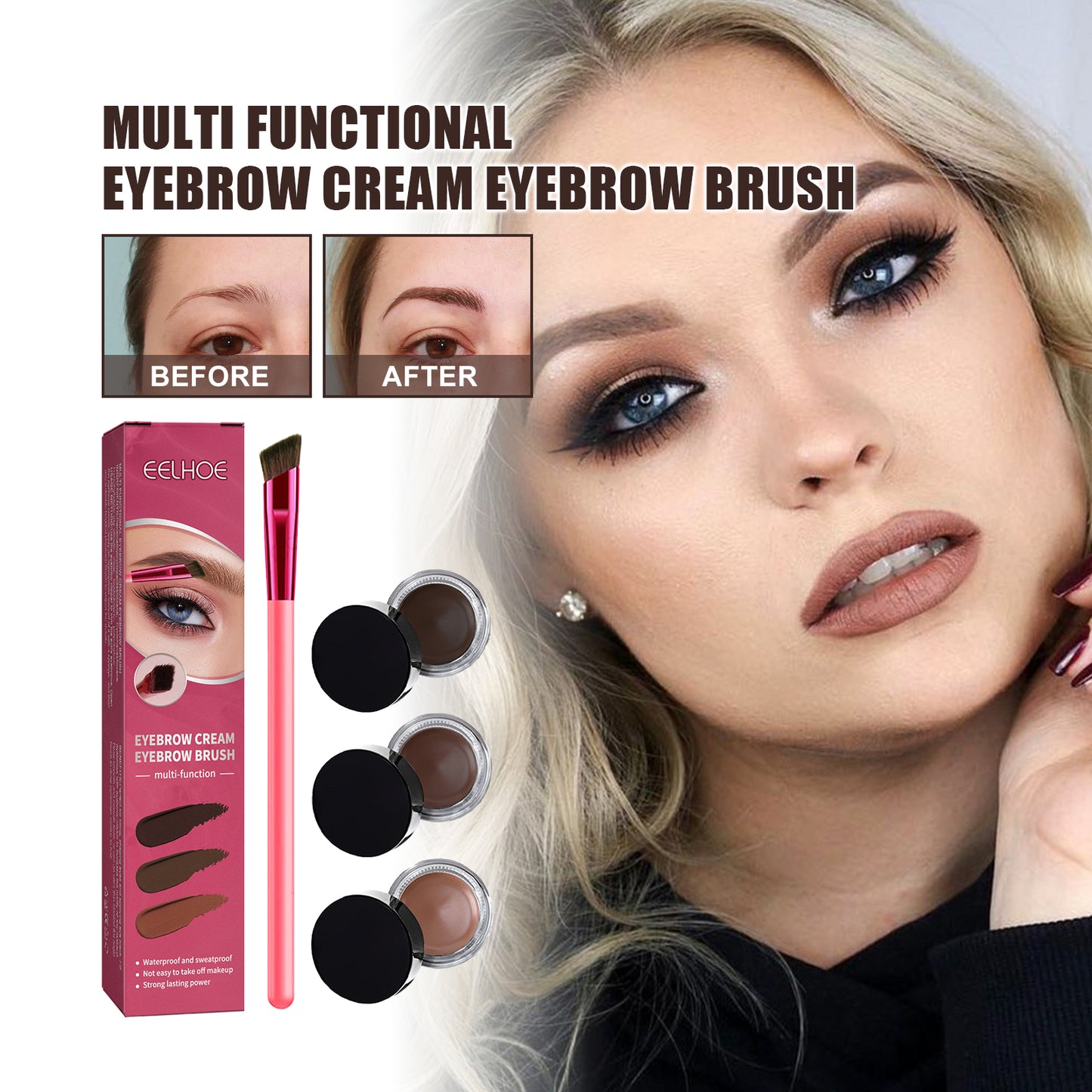 EELHOE - Multi-functional Eyebrow Brush Set