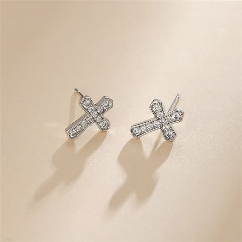 Korean Trendy/Cross/Stud Earrings