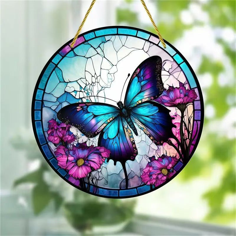 Creative Butterfly Decoration Acrylic Hanging Painting