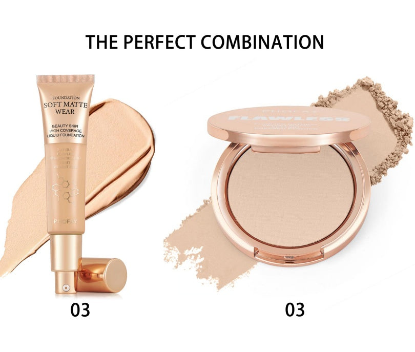 PHOFAY - Matte Setting Pressed Powder