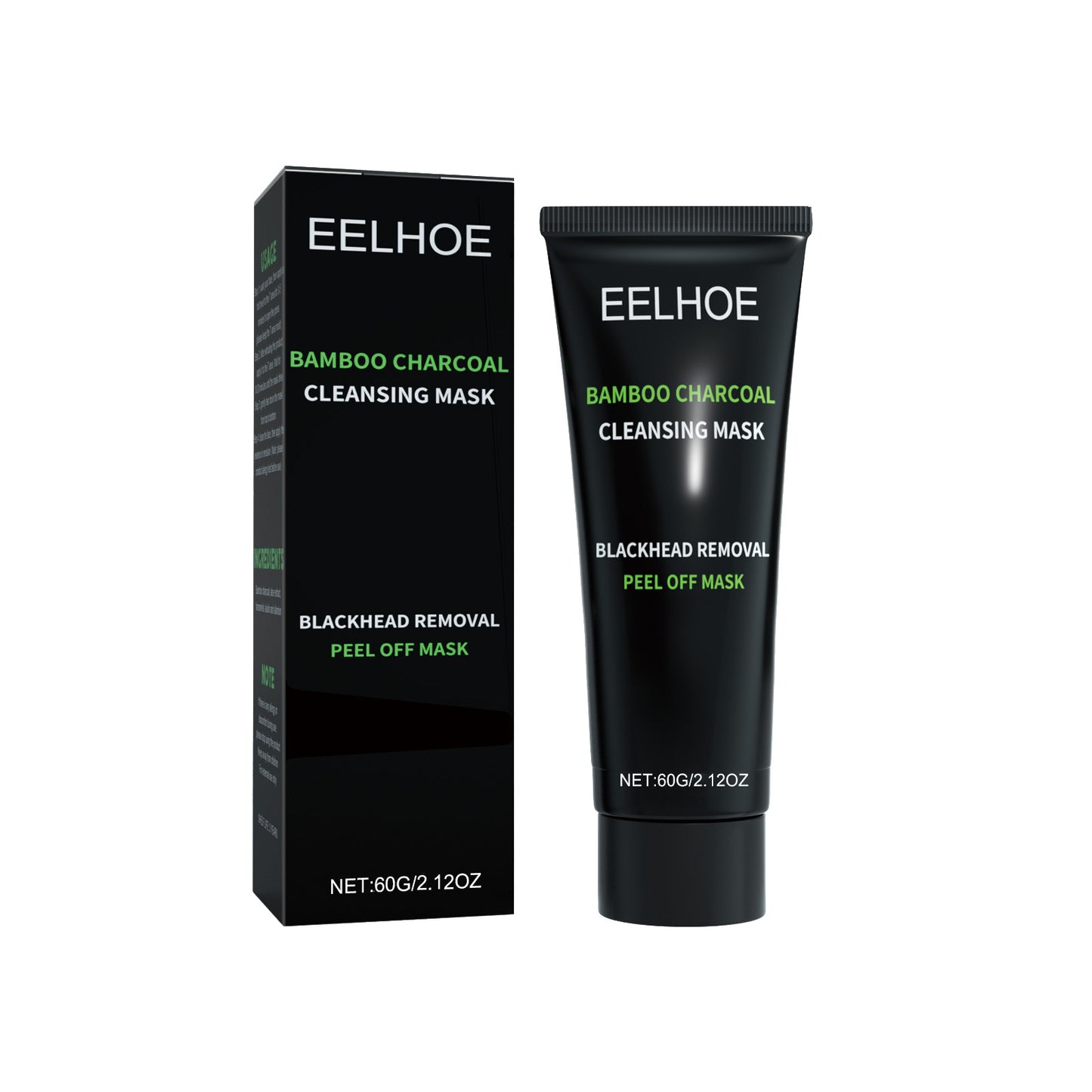 Bamboo Charcoal Blackhead Removal Peel-Off Mask For Deep Pore Cleansing