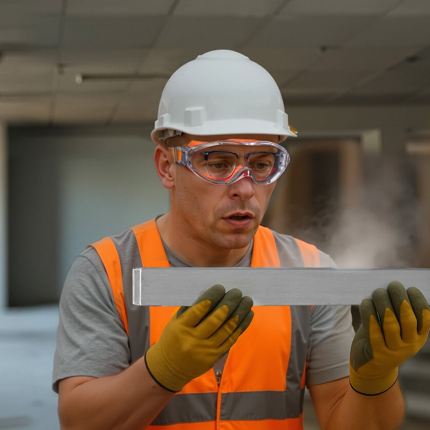 Safety Glasses Anti-Fog Adjustable Goggles