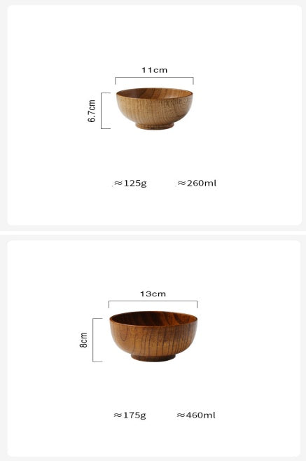 Japanese Style Wood Bowl