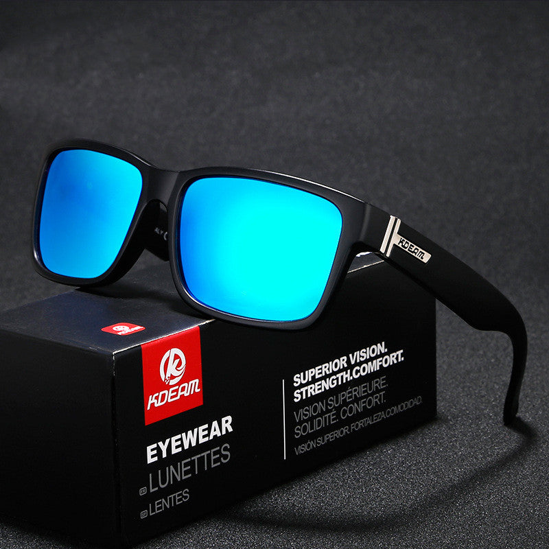 Men's Colorful Real Film Sunglasses