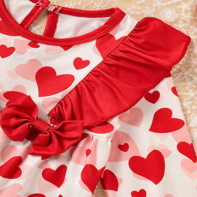 Baby Romper/Heart Print