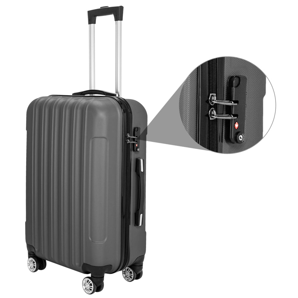 Dark Grey/3-in-1 Swivel Suitcase