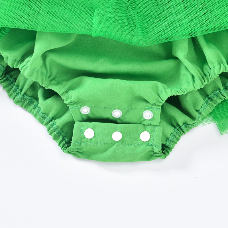 Baby Girl's Clover Embroidered Dress