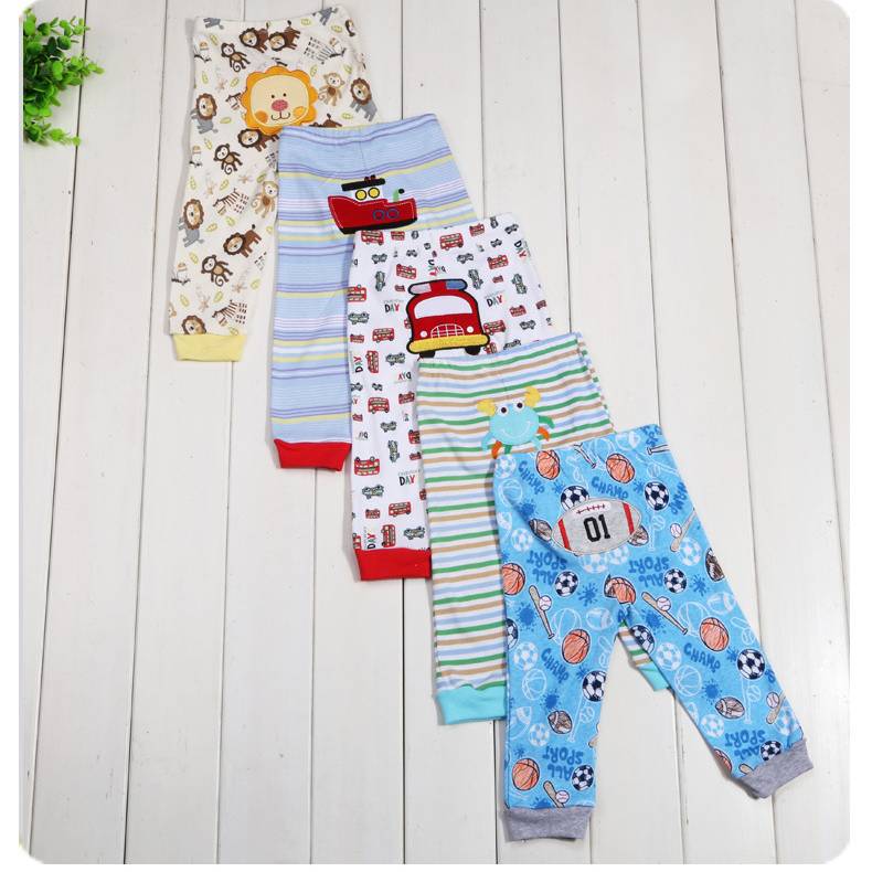 Cartoon Print Children's Leggings/5 pieces